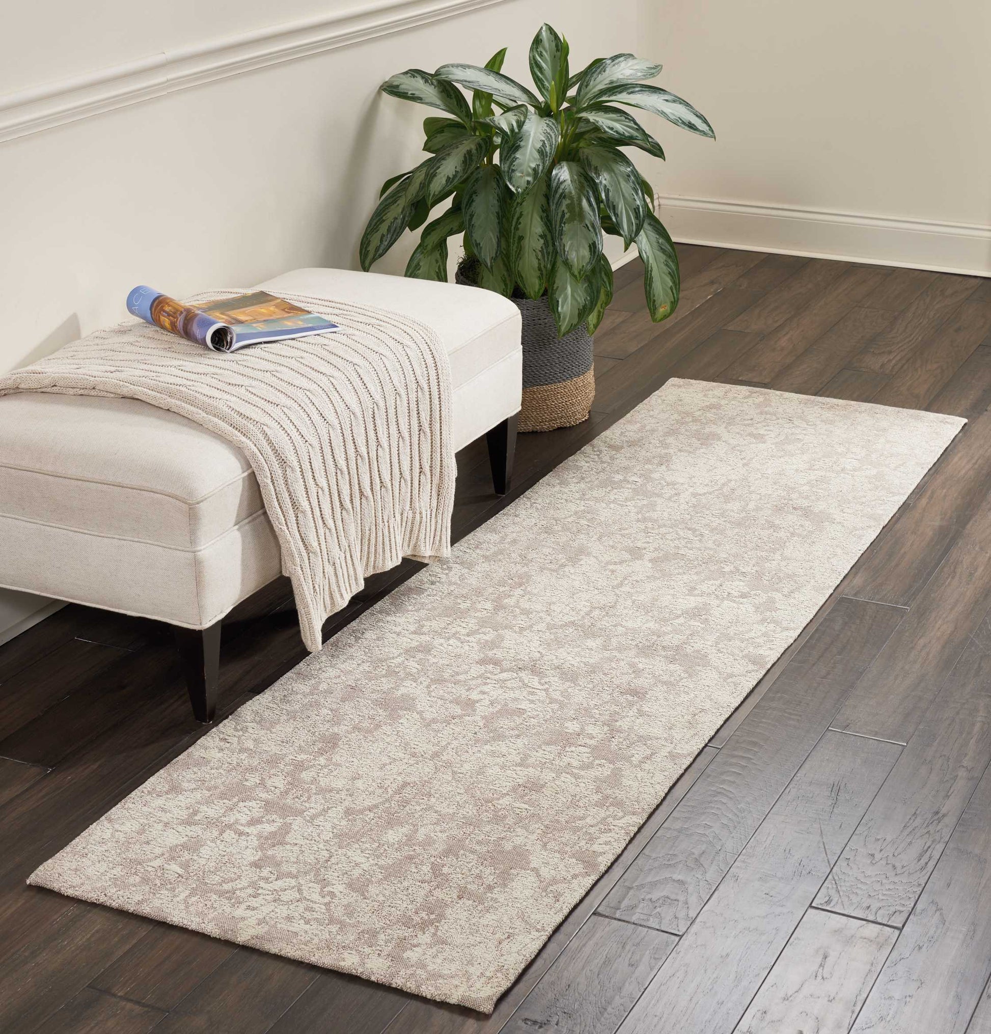 Waverly Vintage Lux WJC01 Smoke Contemporary Machinemade Rug - Rugs - Waverly - Atlanta Designer Rugs