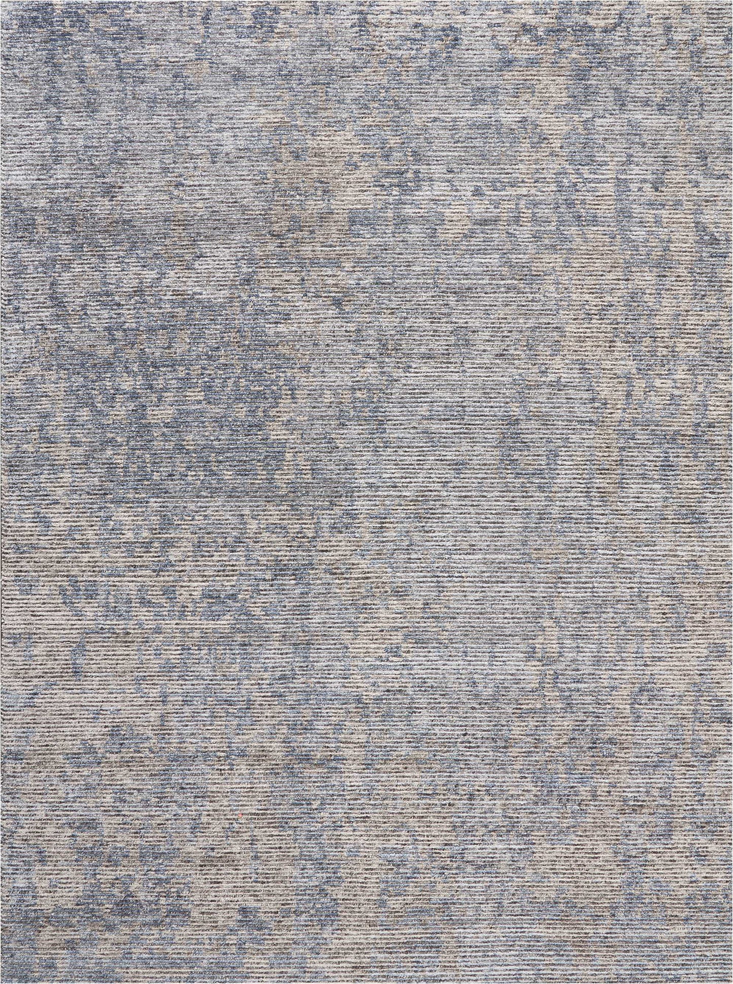 Nourison Home Ellora ELL04 Graphite  Contemporary Knotted Rug