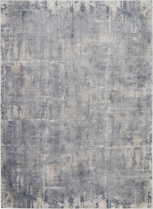 Nourison Home Rustic Textures RUS06 Grey Beige  Contemporary Machinemade Rug