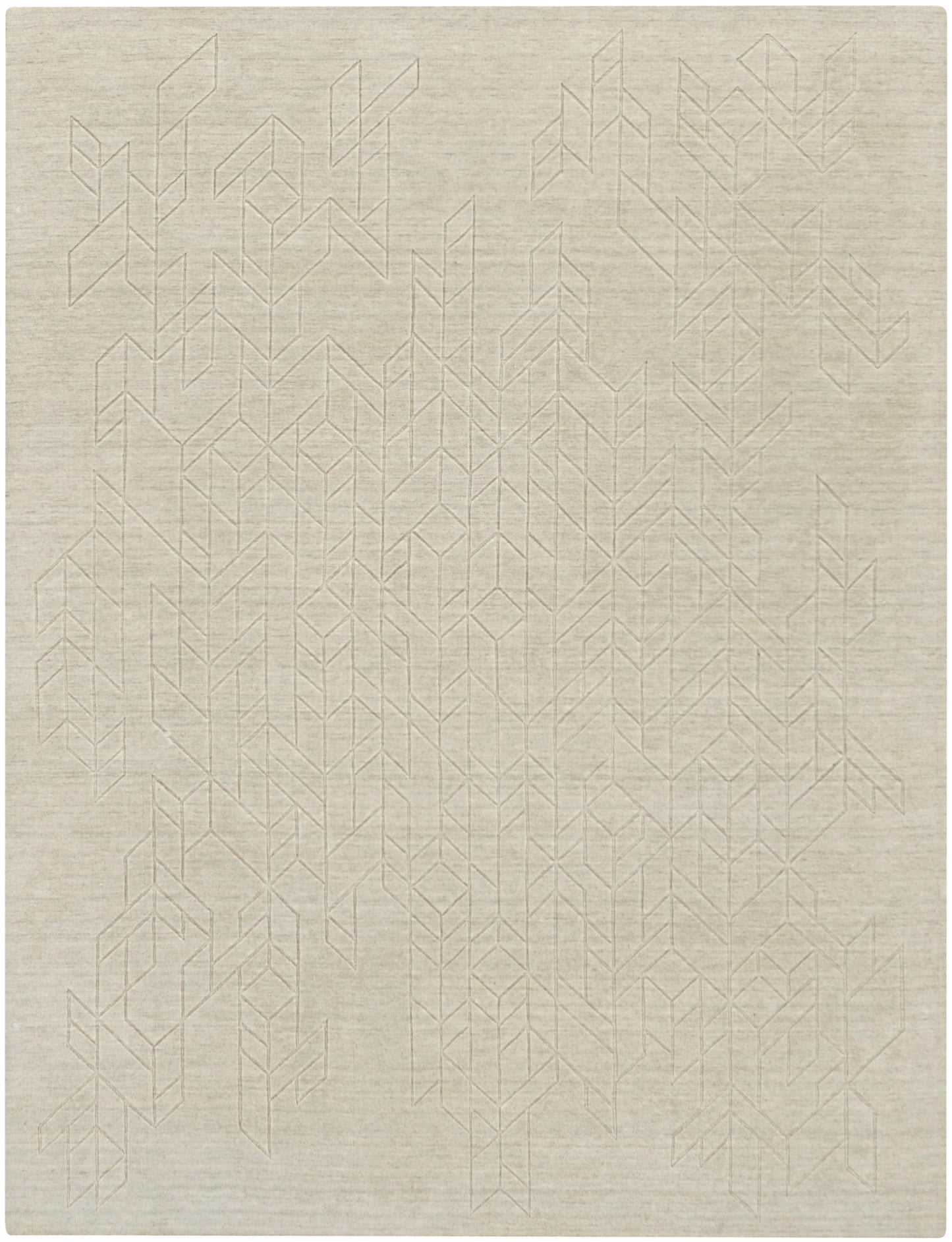 Nourison Home Alessia ALE01 Ivory  Contemporary Knotted Rug