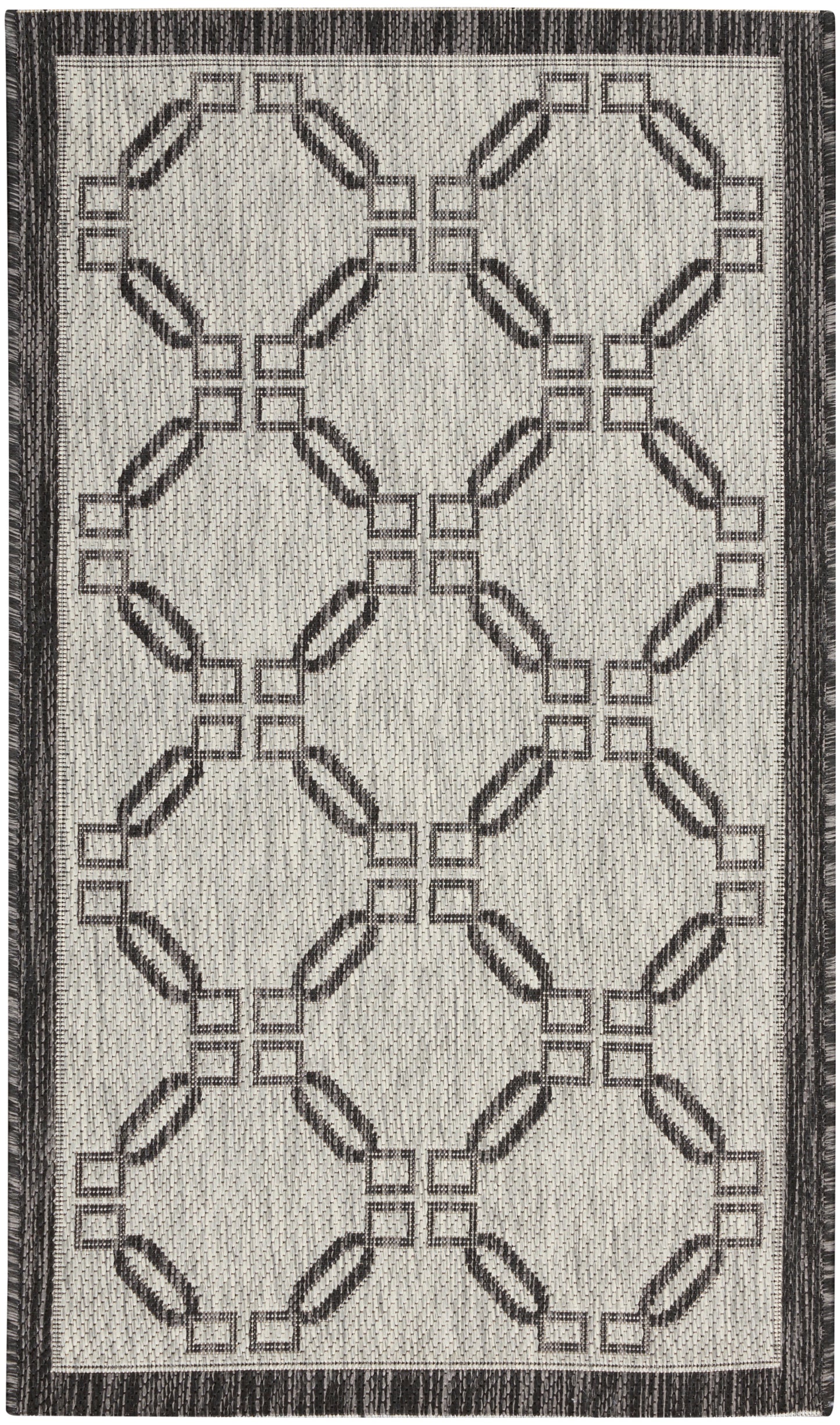 Nourison Home Country Side CTR02 Ivory Charcoal Transitional Machinemade Rug