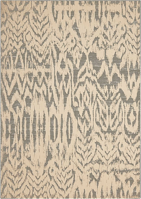 Nourison Home Nepal NEP10 Ivory Grey  Transitional Loom Rug