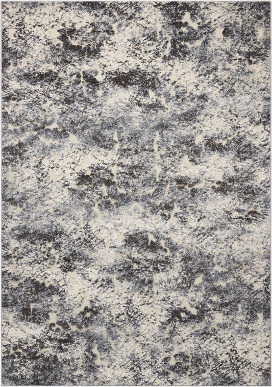 Michael Amini Gleam MA603 Ivory Slate  Contemporary Machinemade Rug