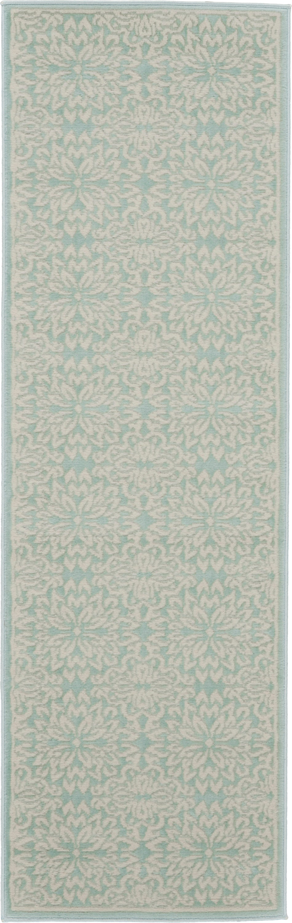 Nourison Home Jubilant JUB06 Ivory Green  Transitional Machinemade Rug