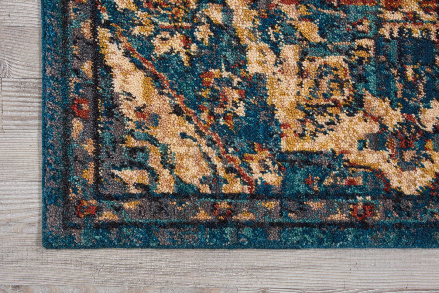 Nourison Home Nourison 2020 NR206 Teal  Traditional Loom Rug