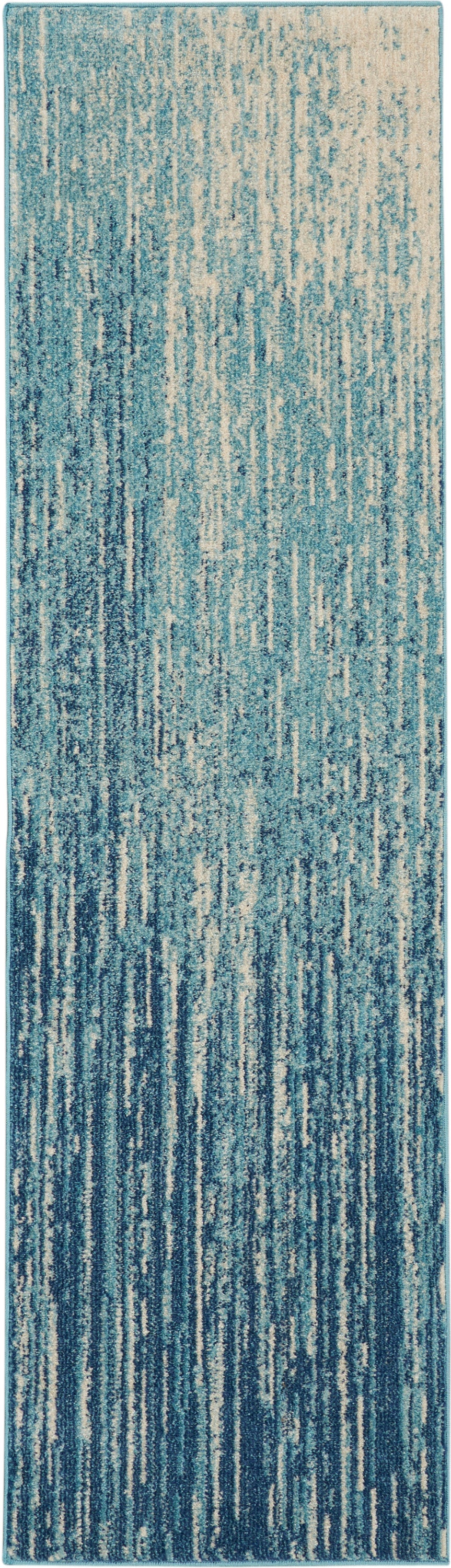 Nourison Home Passion PSN09 Navy Light Blue  Contemporary Machinemade Rug