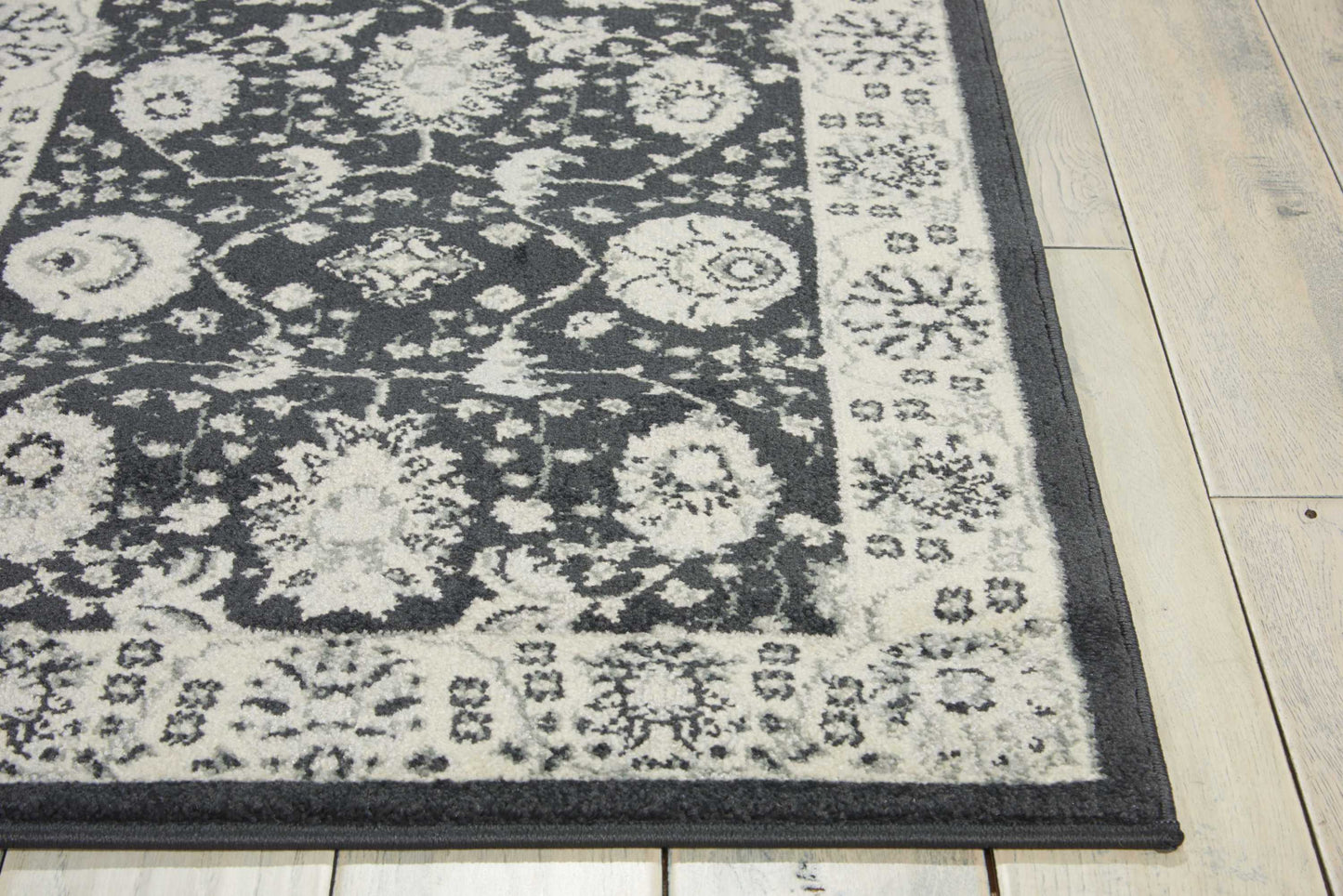 Nourison Home Maymana MYN03 Charcoal  Traditional Machinemade Rug