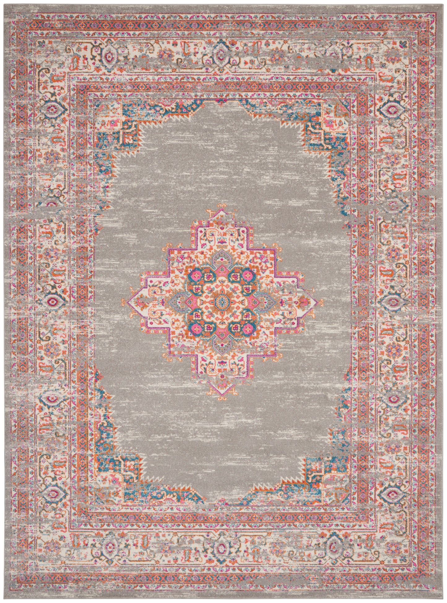 Nourison Home Passion PSN03 Grey  Transitional Machinemade Rug