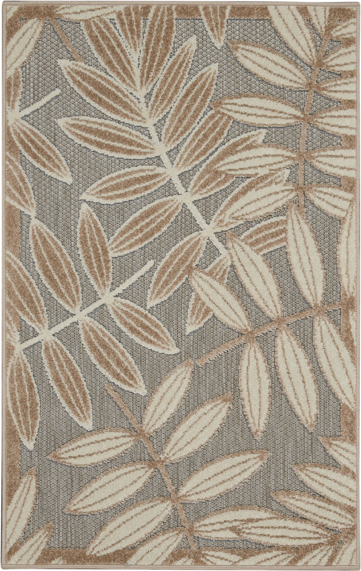 Nourison Home Aloha ALH18 Natural  Contemporary Machinemade Rug