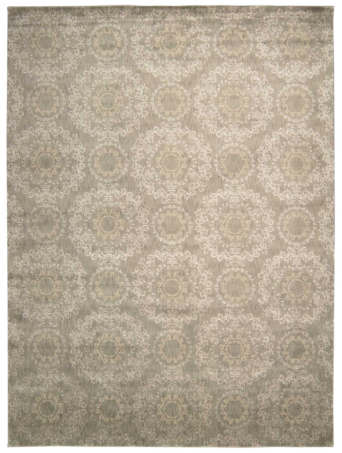 Nourison Home Tranquility TNQ03 Stone  Transitional Machinemade Rug