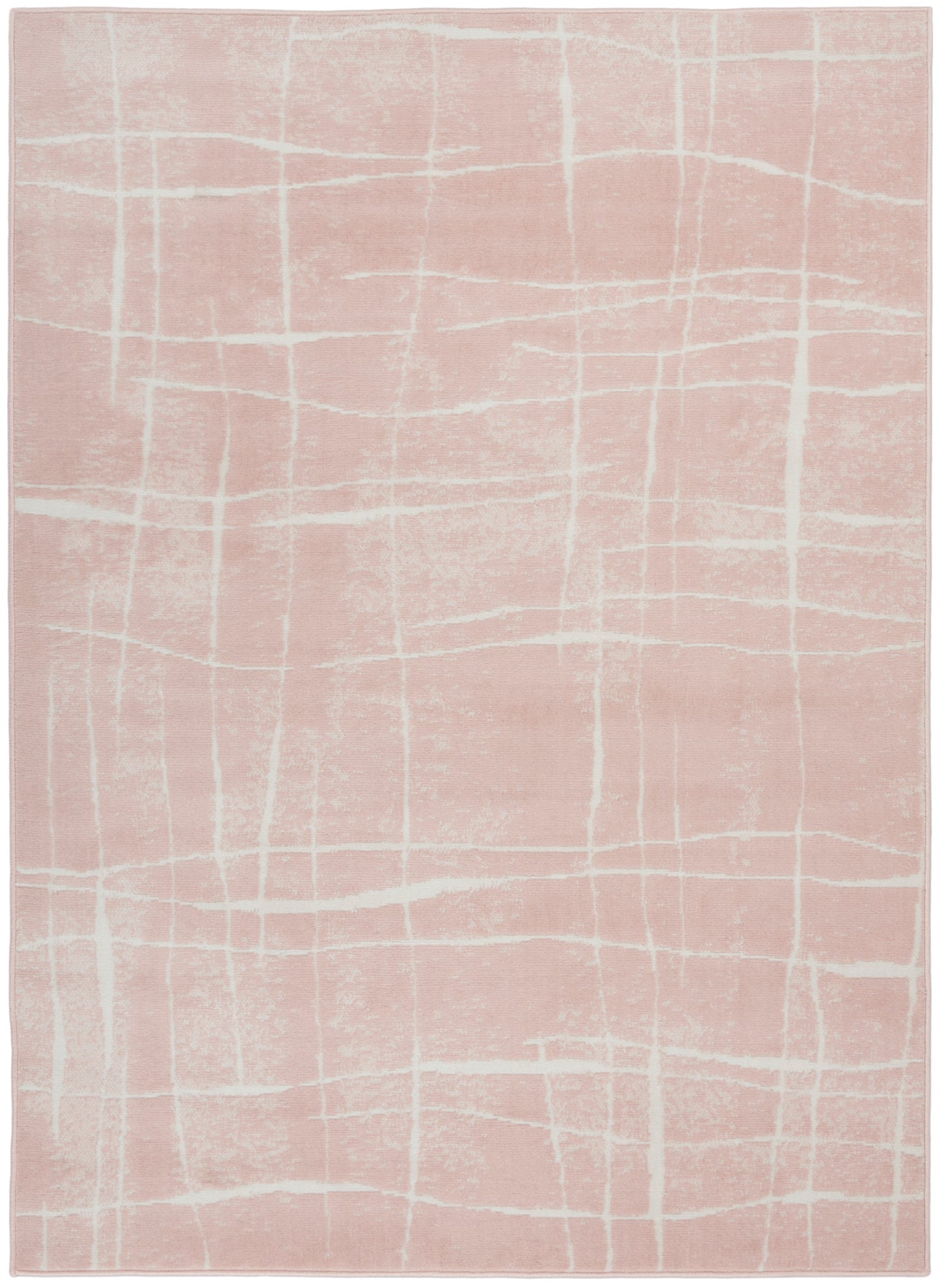 Nourison Home Whimsicle WHS09 Pink Ivory  Contemporary Machinemade Rug