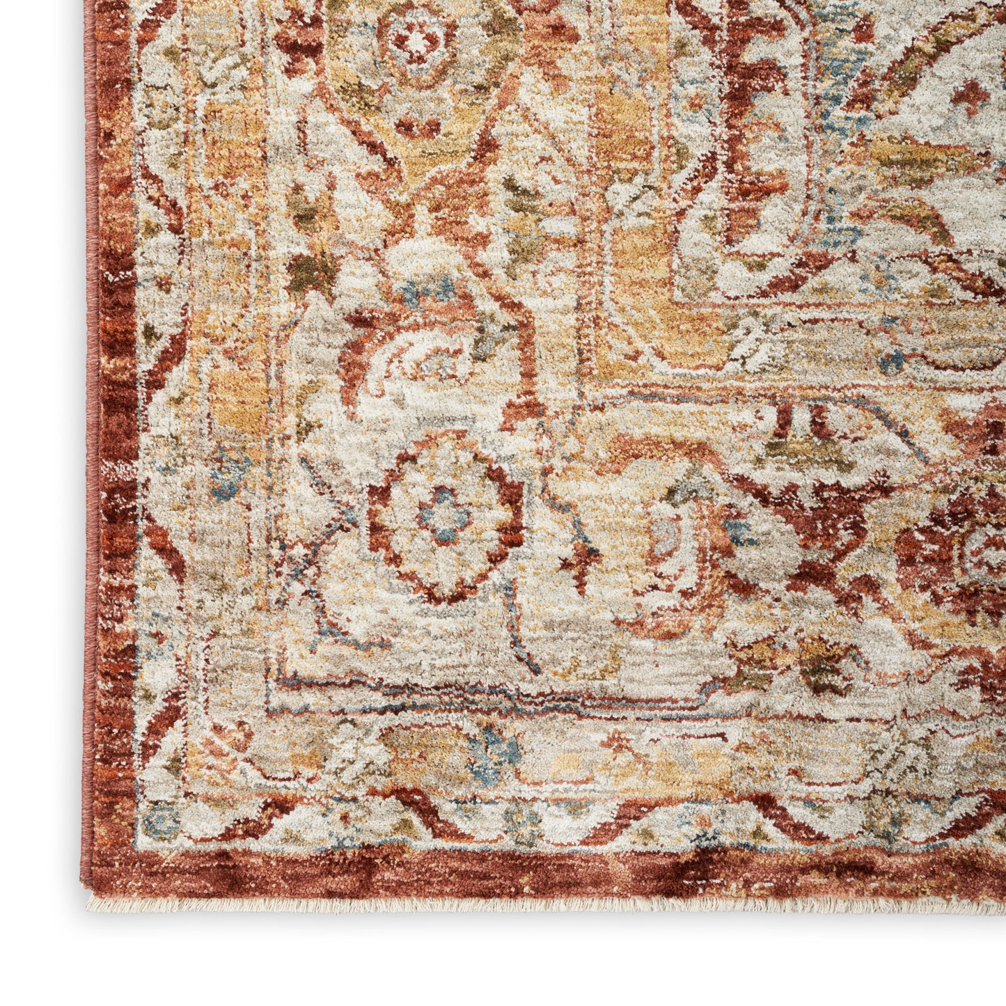 Nourison Home Sahar SHR02 Rust  Traditional Machinemade Rug