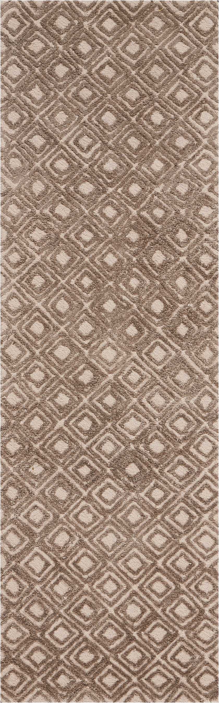 Nourison Home Deco Mod DEC02 Taupe Transitional Tufted Rug