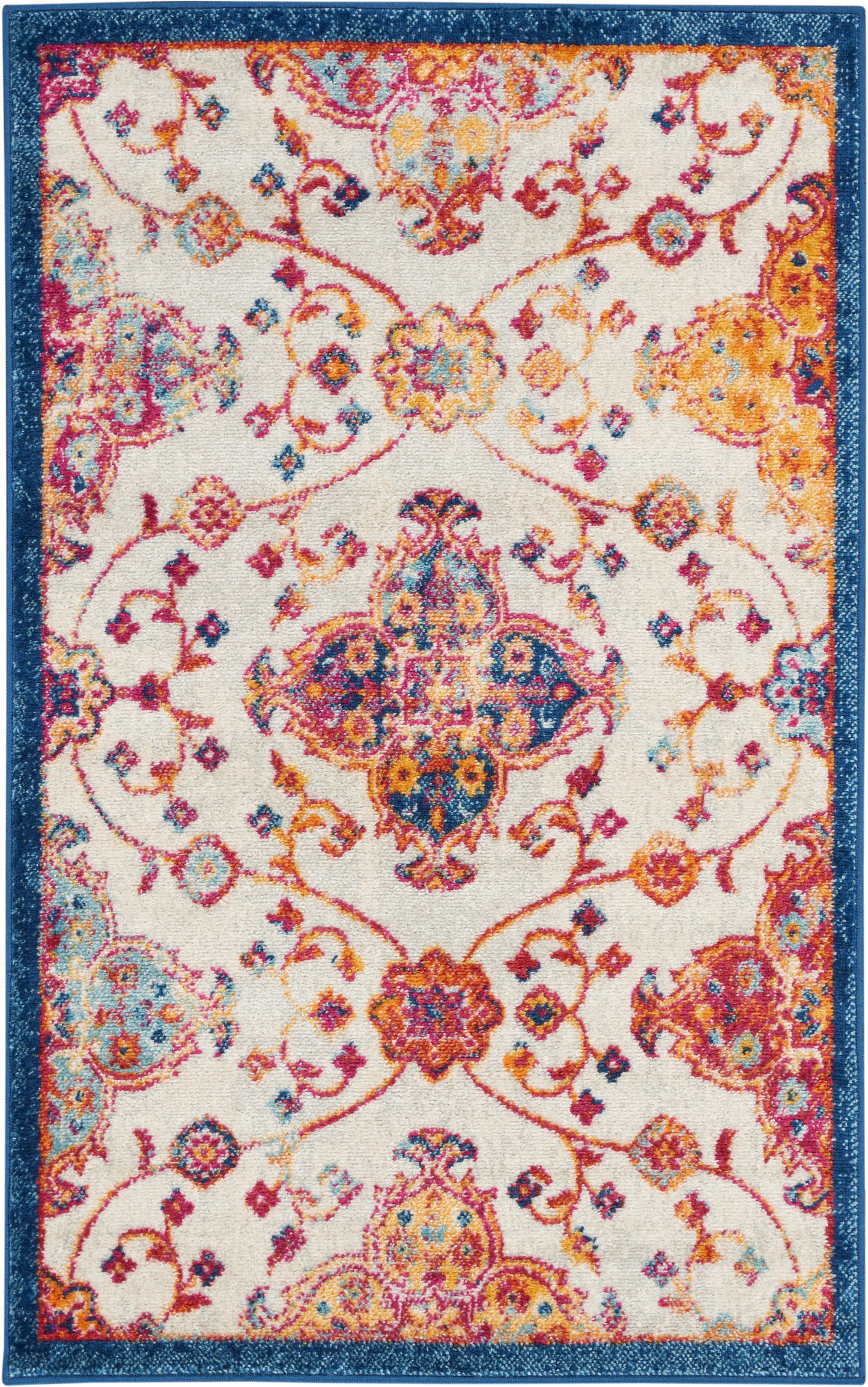 Nourison Home Persian Vintage PRV04 Ivory Multi   Machinemade Rug