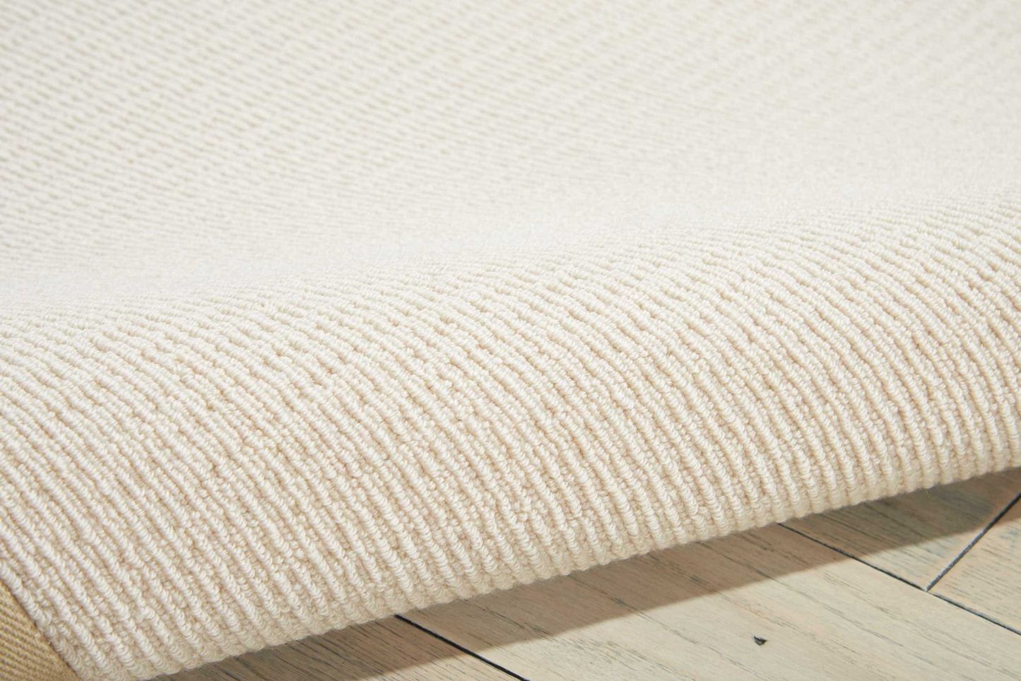 Nourison Home Sisal Soft SSF02 White  Contemporary Tufted Rug