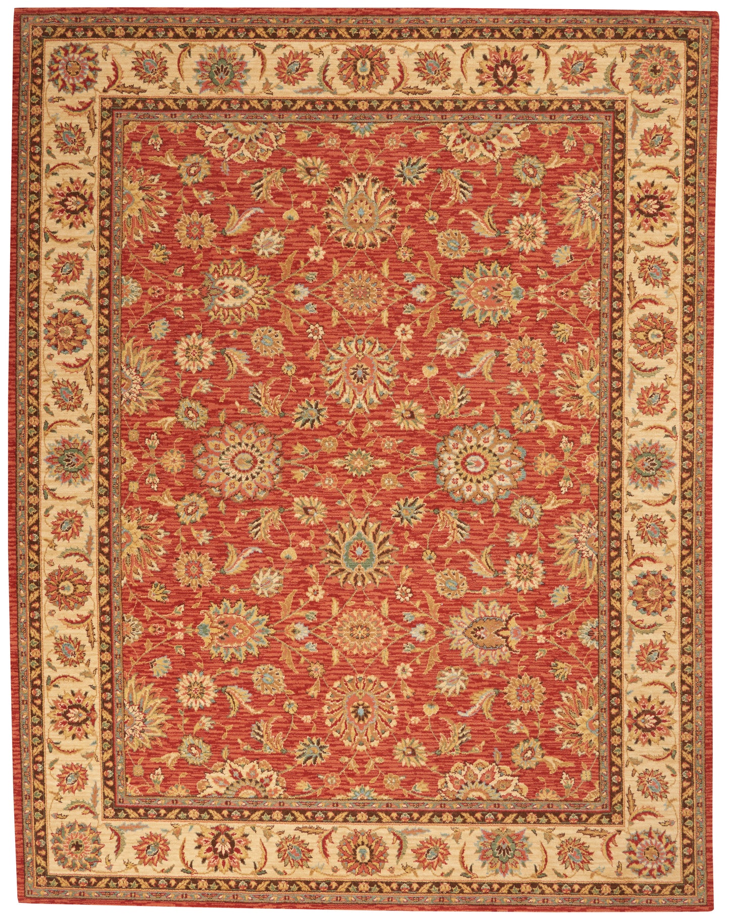 Nourison Home Living Treasures LI05 Rust  Traditional Loom Rug