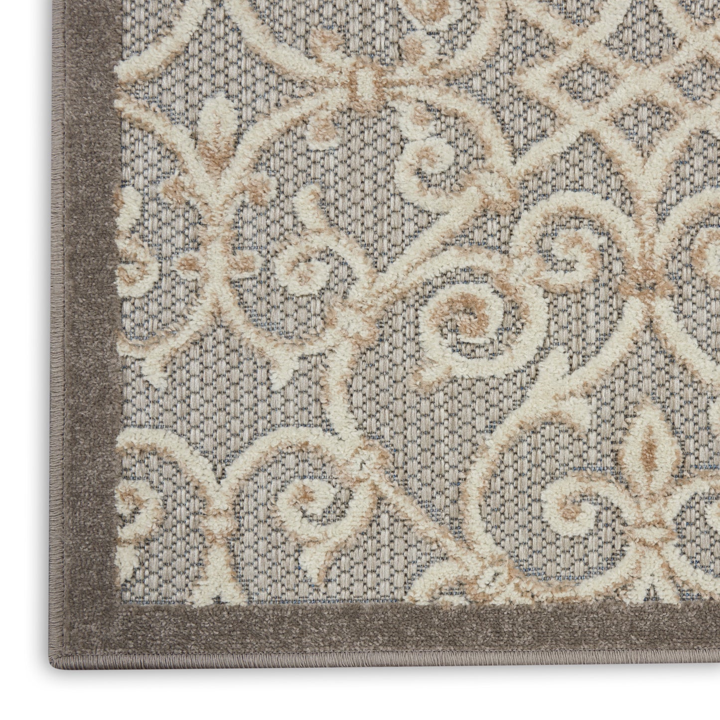 Nourison Home Aloha ALH21 Natural  Contemporary Machinemade Rug