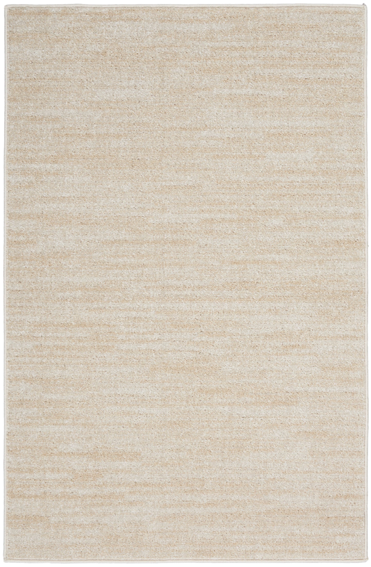 Nourison Home Nourison Essentials NRE01 Ivory Beige Contemporary Machinemade Rug