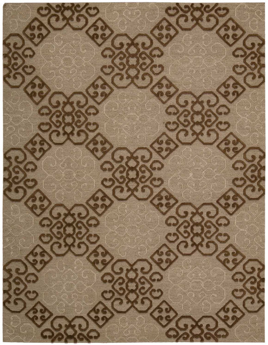 Nourison Home Ambrose AMB01 Almond Transitional Woven Rug