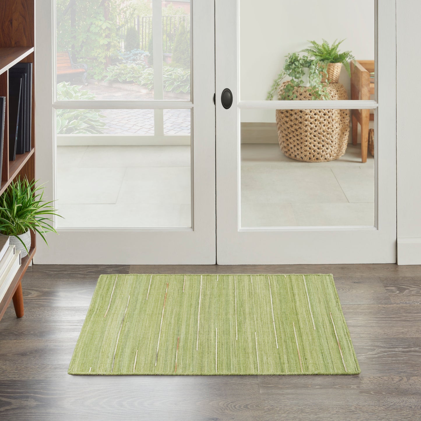 Nourison Home Interweave IWV01 Green  Contemporary Woven Rug