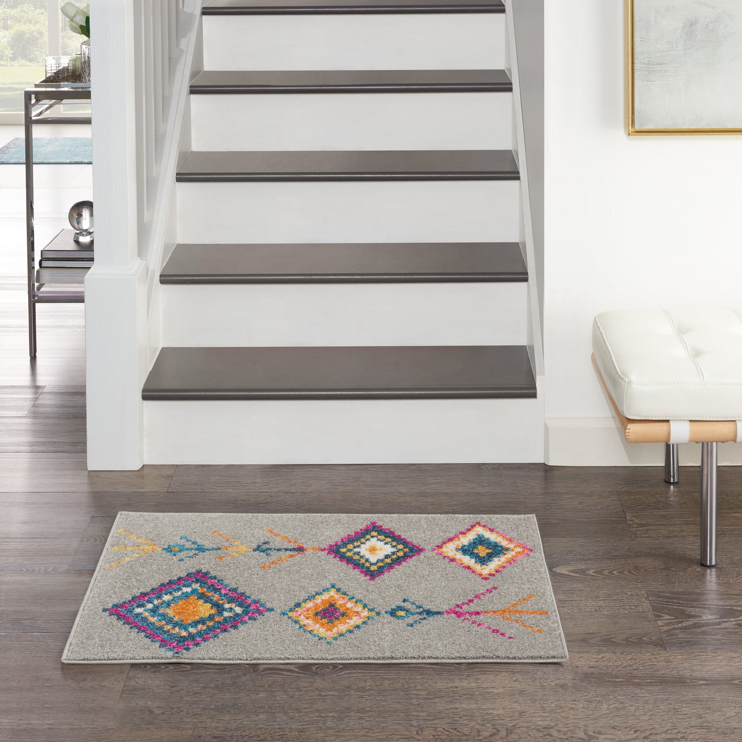 Nourison Home Passion PSN46 Grey Multi  Transitional Machinemade Rug