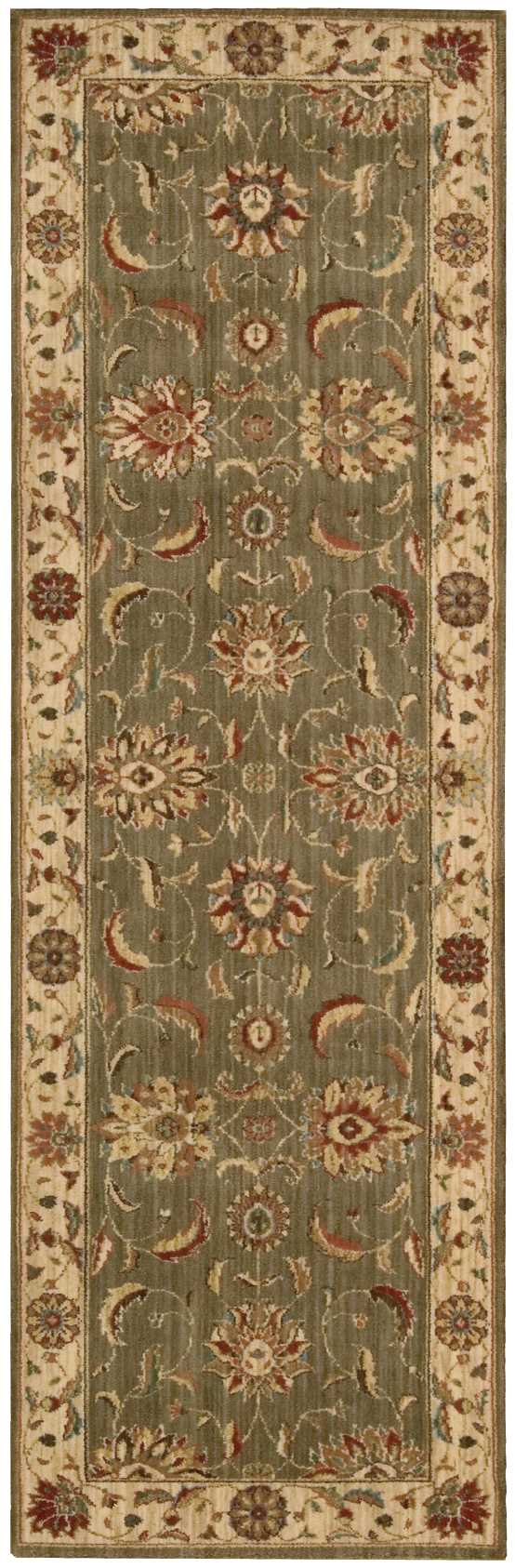 Nourison Home Living Treasures LI04 Green  Traditional Loom Rug