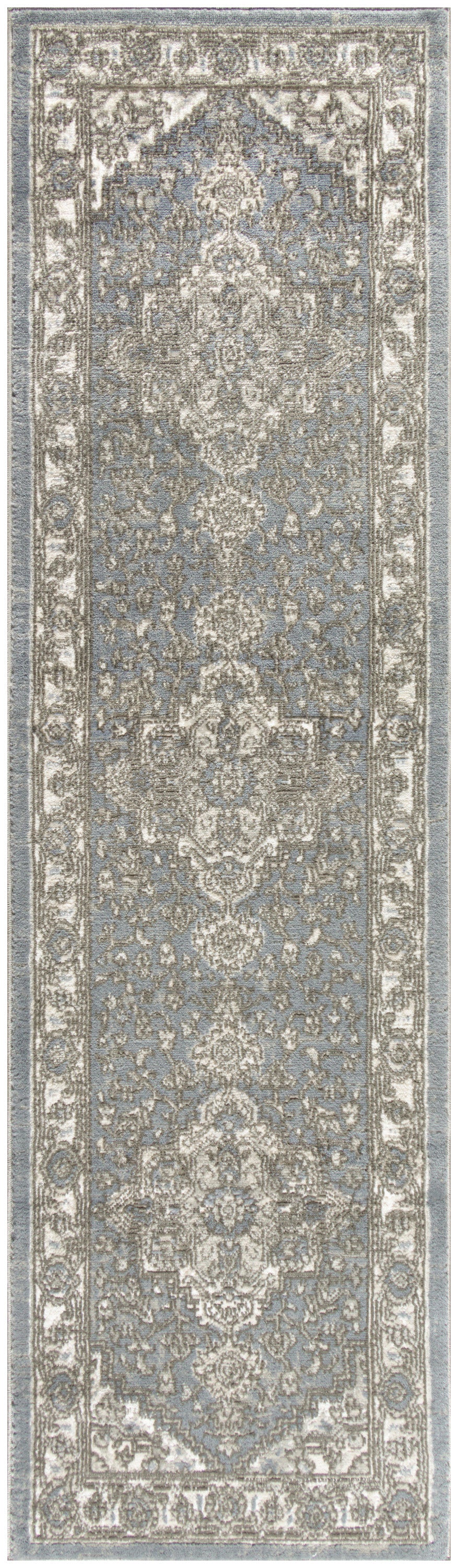 Nourison Home Quarry QUA05 Blue Transitional Machinemade Rug