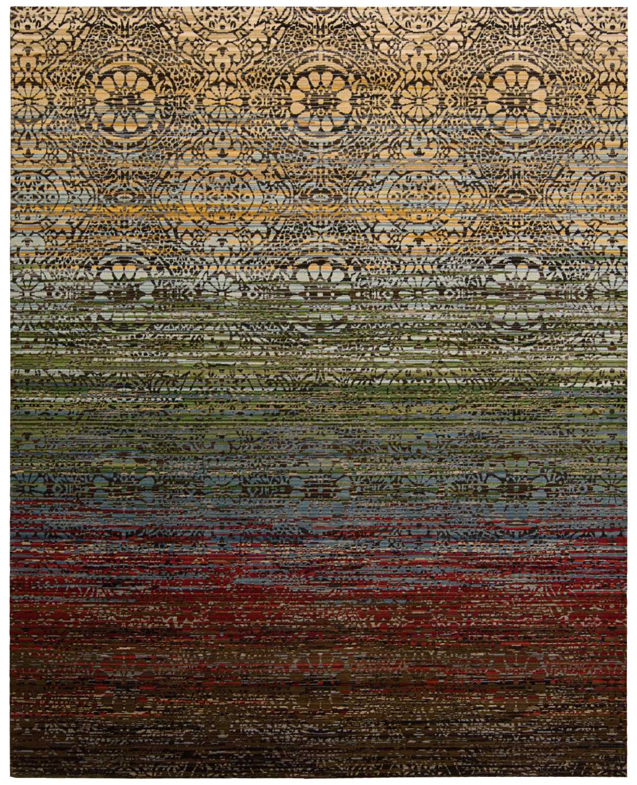 Nourison Home Rhapsody RH002 Multicolor  Transitional Loom Rug