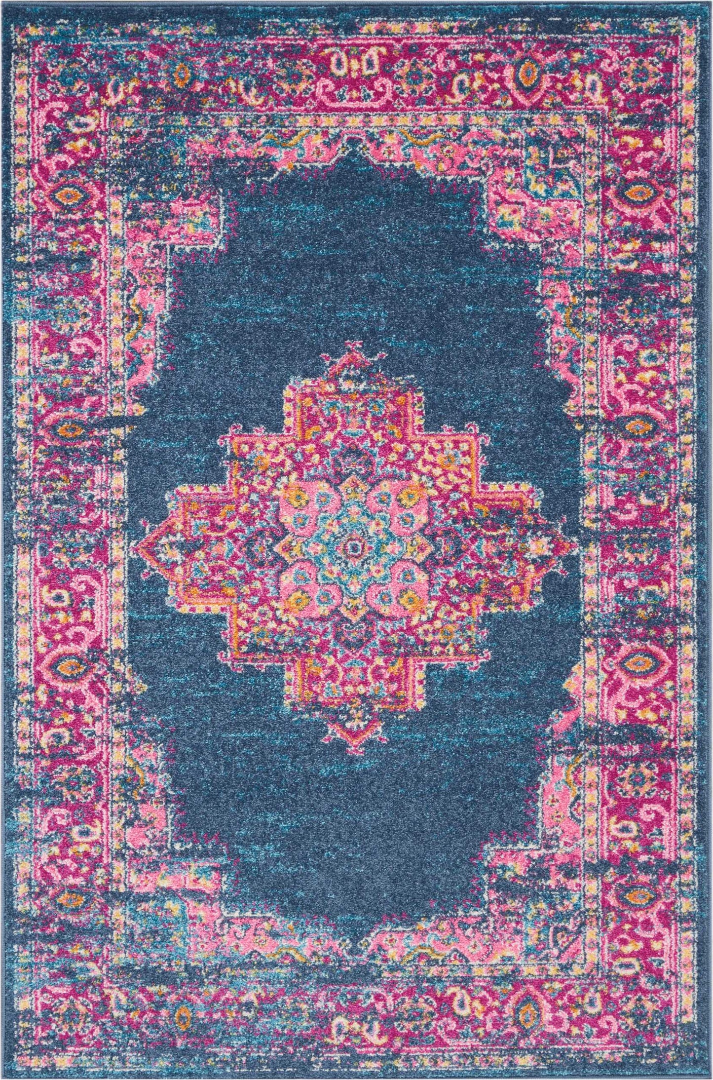 Nourison Home Passion PSN03 Blue  Transitional Machinemade Rug