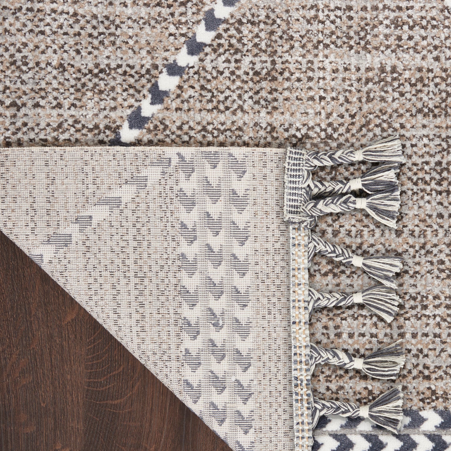 Nourison Home Asilah ASI01 Mocha  Contemporary Machinemade Rug