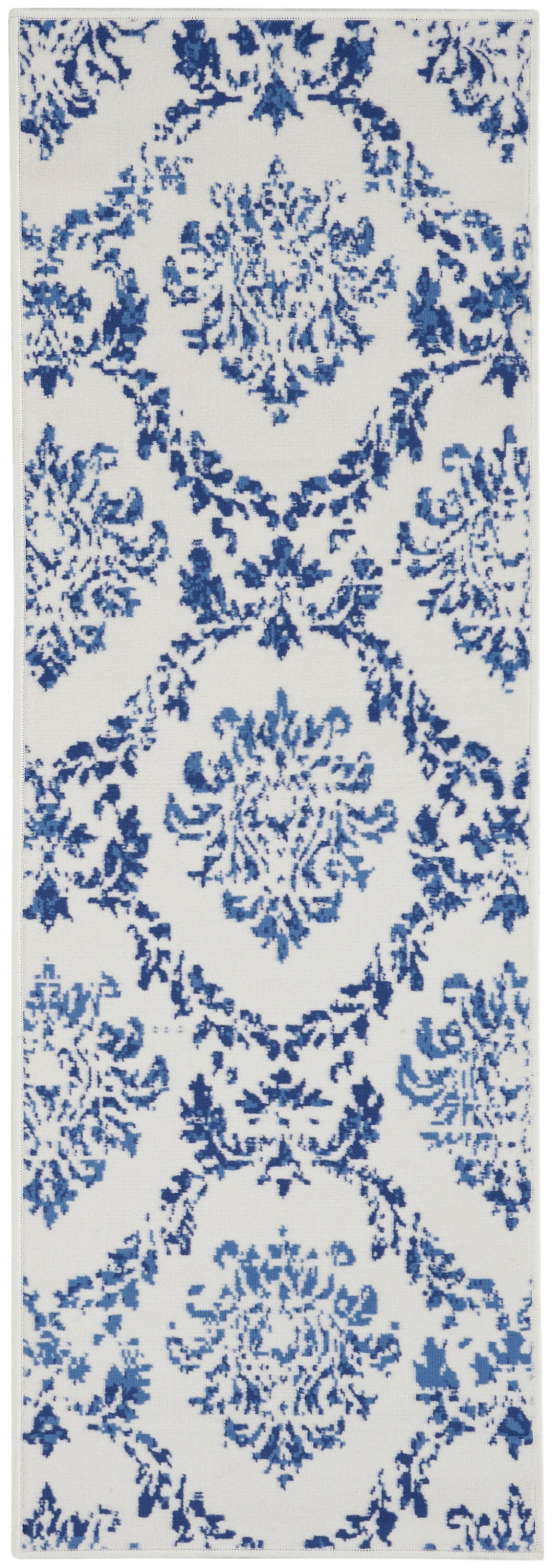 Nourison Home Whimsicle WHS01 Ivory Navy  Contemporary Machinemade Rug