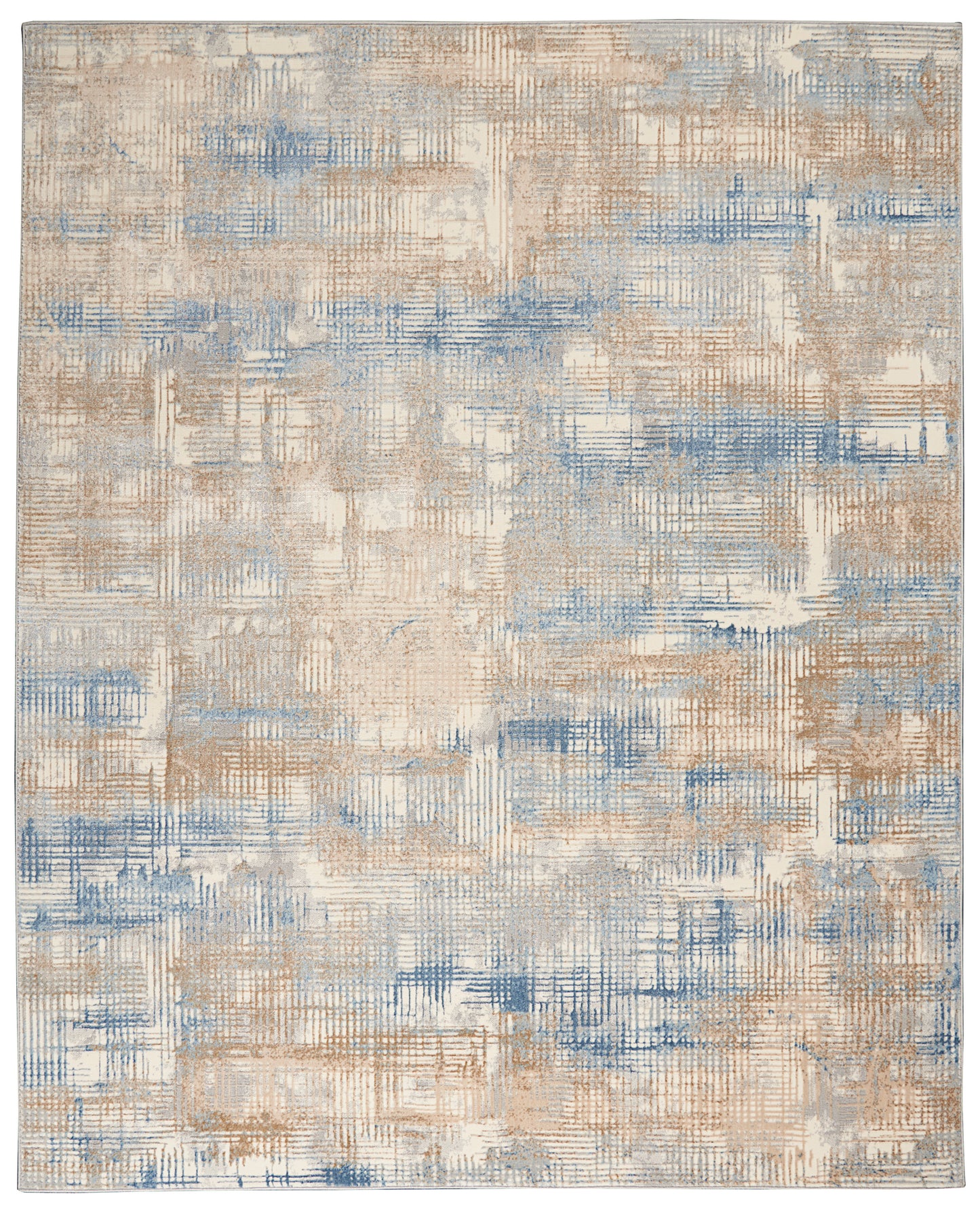 Calvin Klein Ck950 Rush CK951 Blue Beige  Contemporary Machinemade Rug