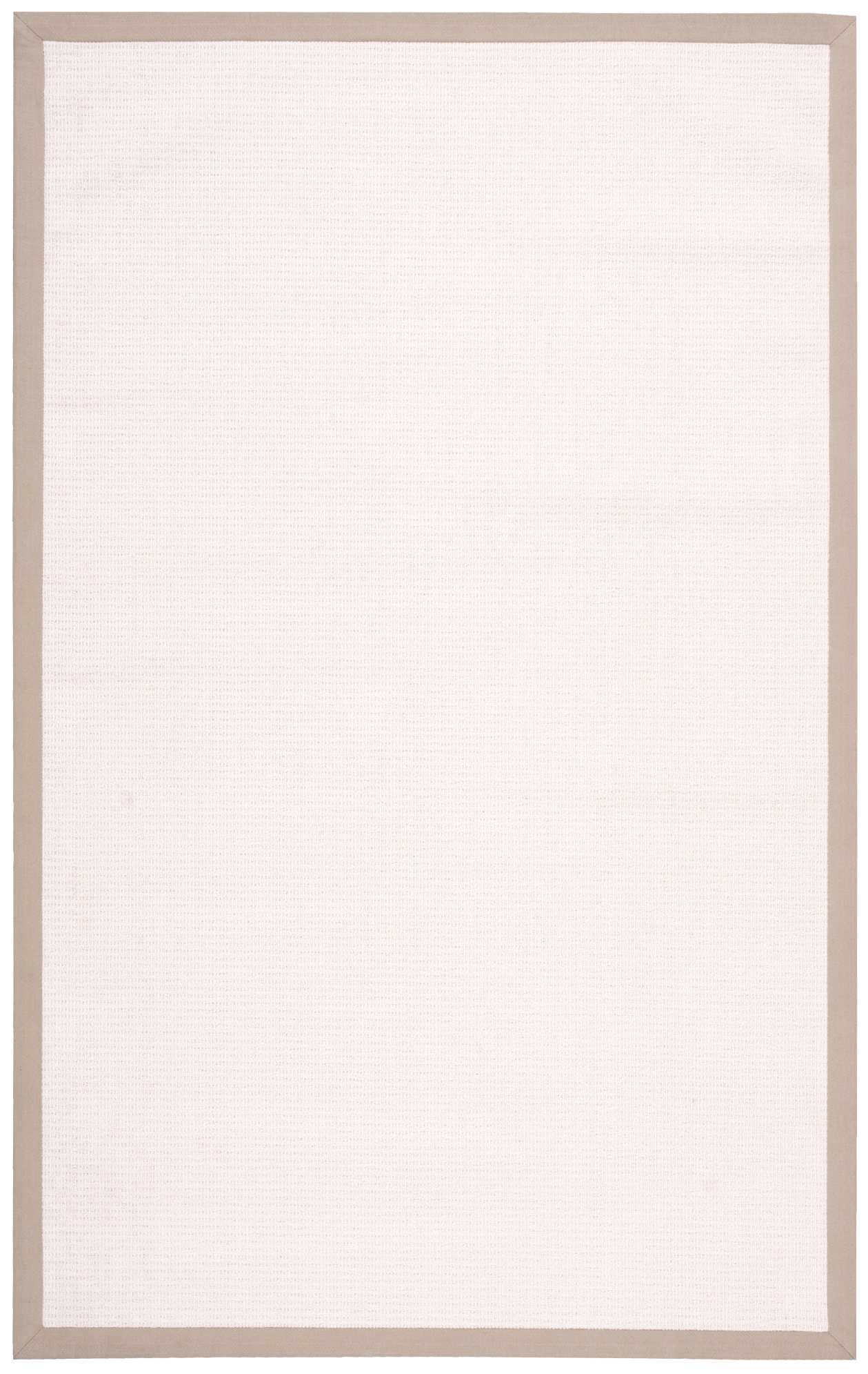 Nourison Home Sisal Soft SSF02 White  Contemporary Tufted Rug