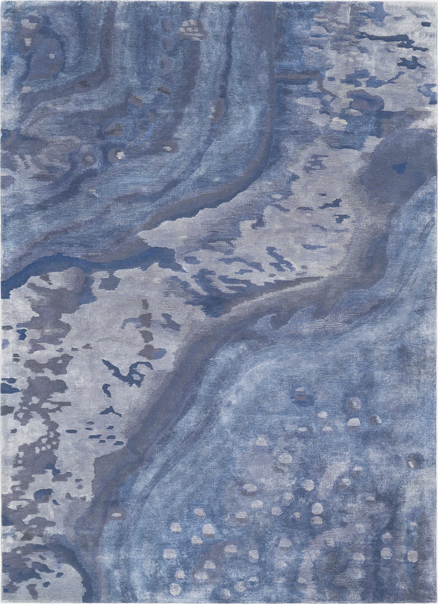 Nourison Home Prismatic PRS05 Blue  Contemporary Tufted Rug