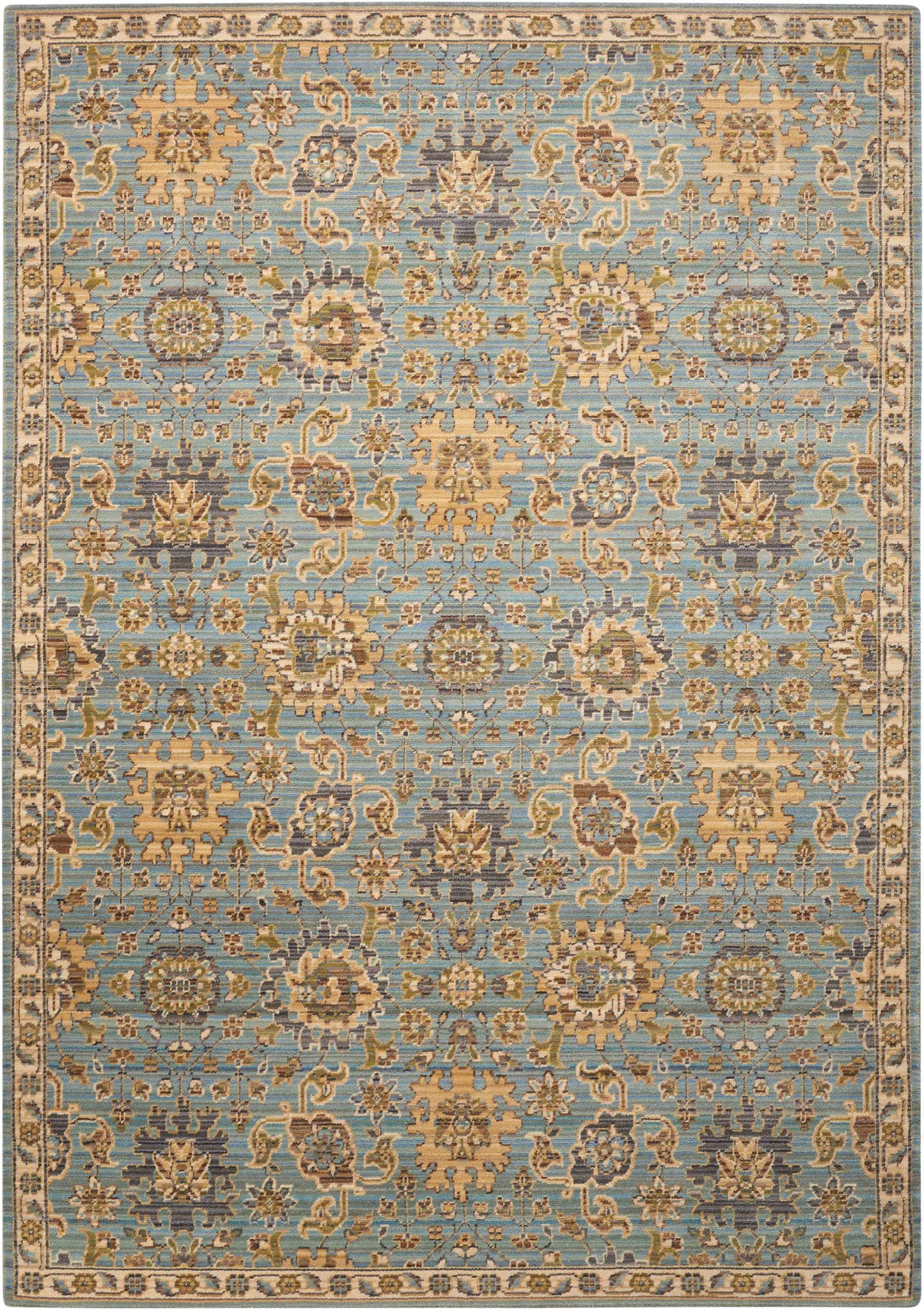 Nourison Home Timeless TML19 Light Blue  Traditional Loom Rug