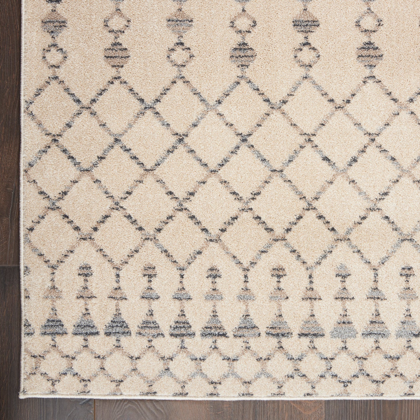 Nourison Home Palermo PMR03 Beige Grey  Contemporary Machinemade Rug