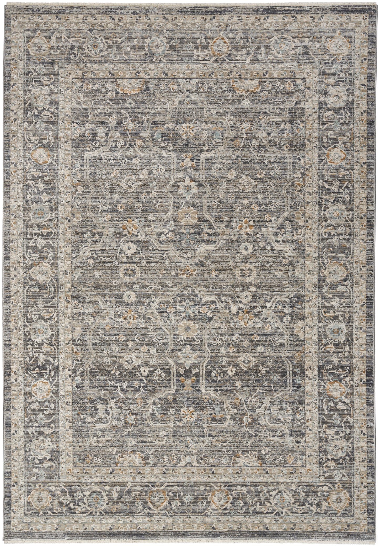 Nourison Home Lynx LNX03 Slate Multicolor  Transitional Machinemade Rug