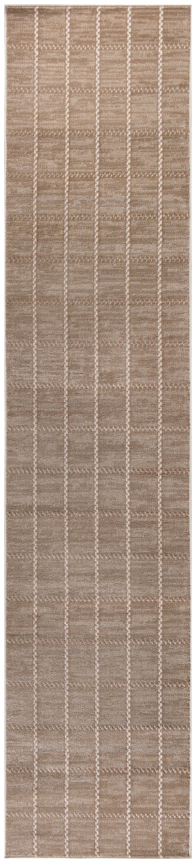 Nourison Home Serenity Home SRH05 Mocha Ivory Contemporary Woven Rug