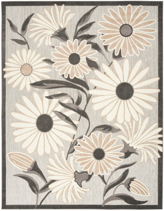 Nourison Home Aloha ALH33 Beige  Contemporary Machinemade Rug