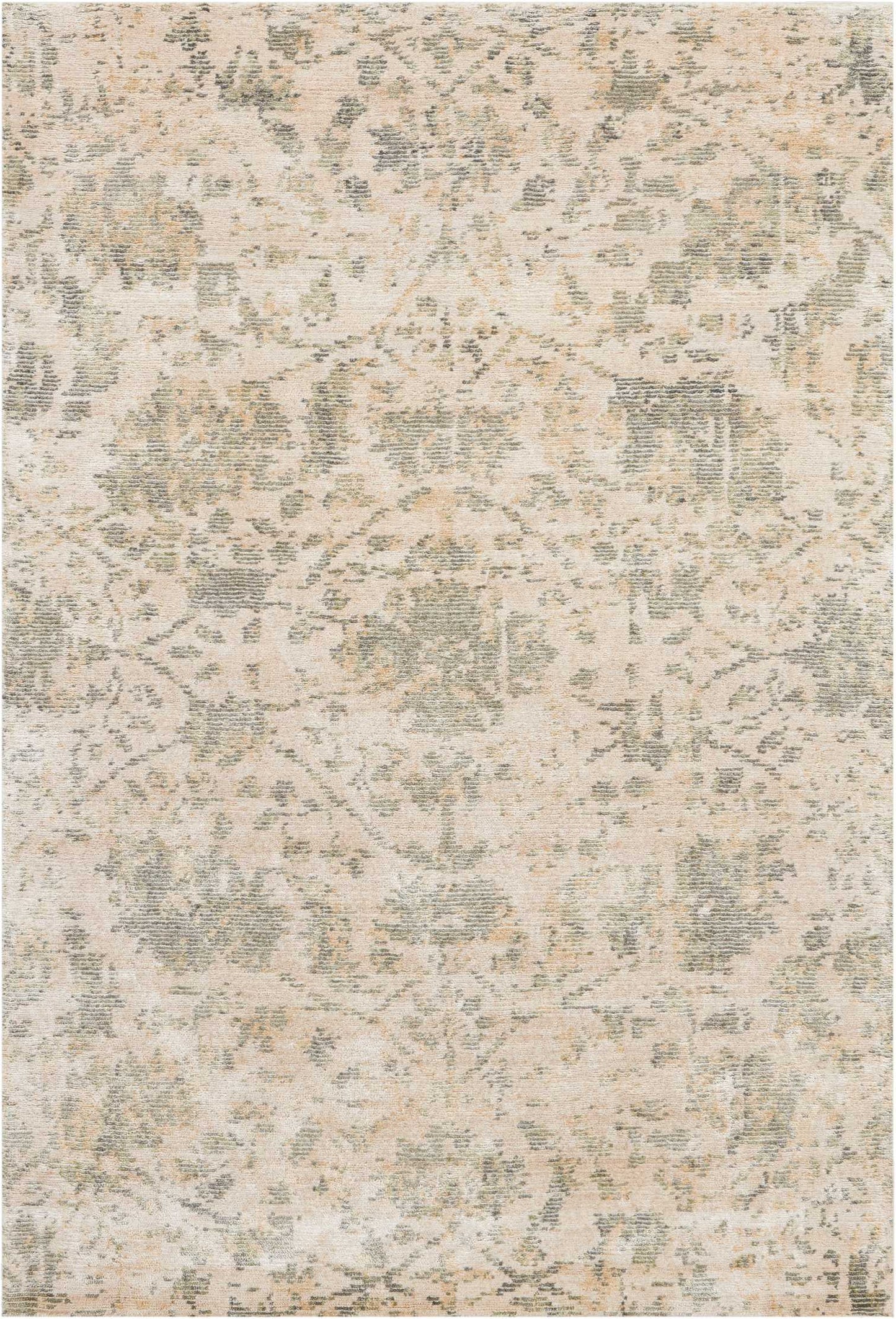 Nourison Home Lucent LCN05 Pearl  Transitional Knotted Rug