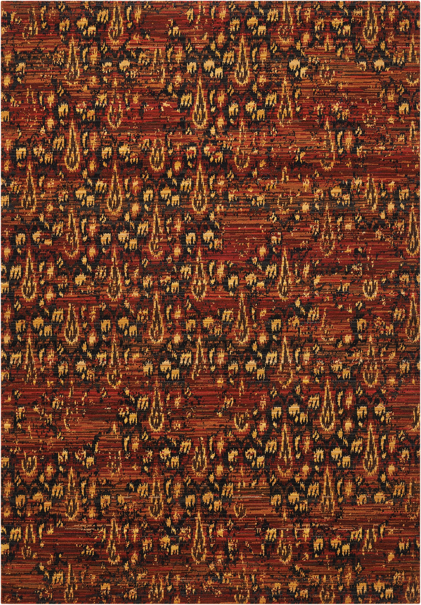 Nourison Home Rhapsody RH014 Flame Transitional Loom Rug