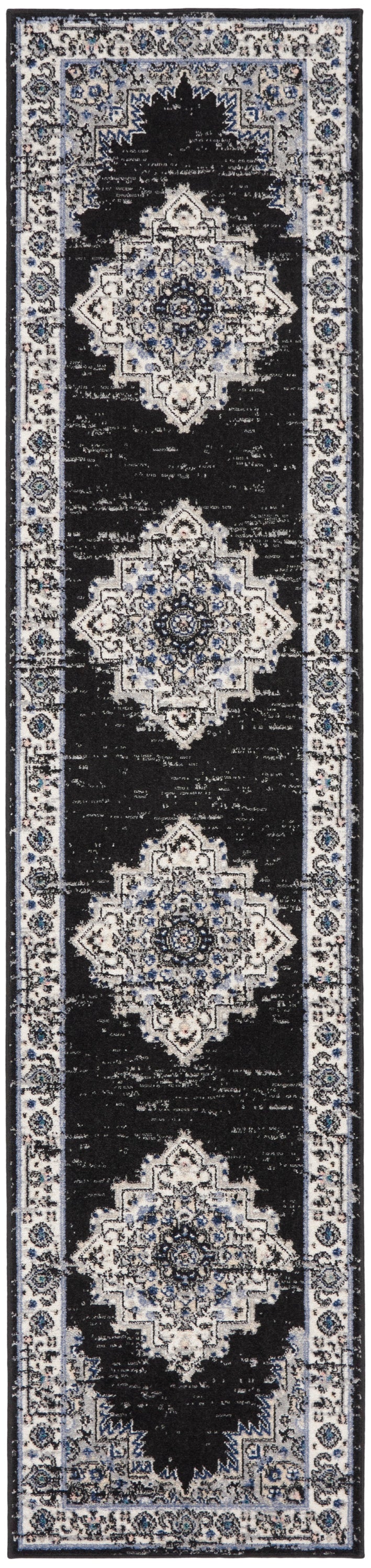 Nourison Home Passion PSN03 Black Ivory  Transitional Machinemade Rug