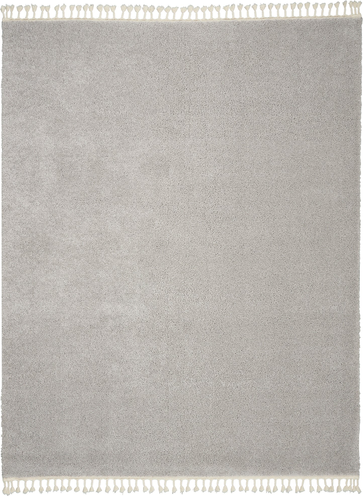 Nourison Home Serenity Shag SRS04 Lt Grey   Machinemade Rug