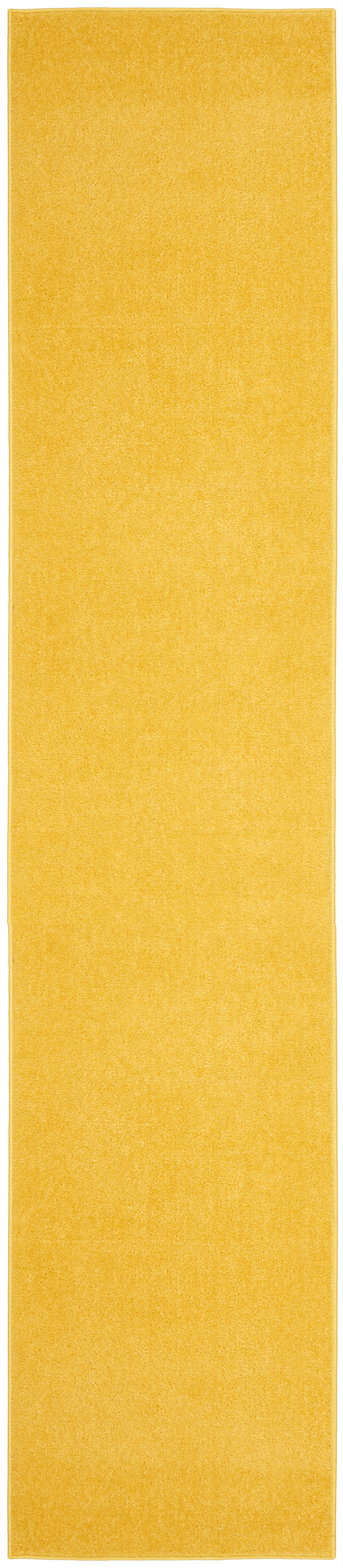 Nourison Home Nourison Essentials NRE01 Yellow  Contemporary Machinemade Rug