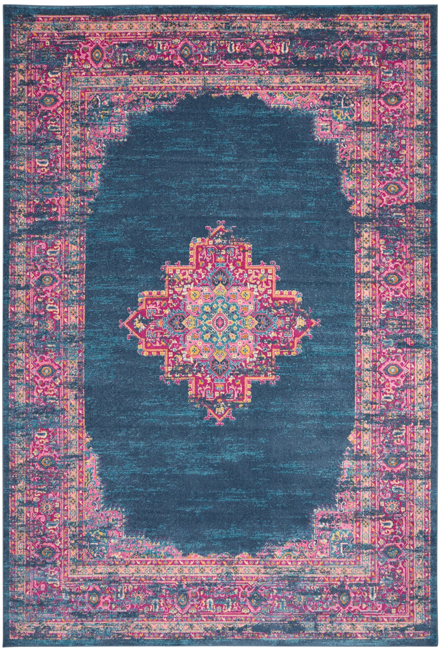 Nourison Home Passion PSN03 Blue  Transitional Machinemade Rug