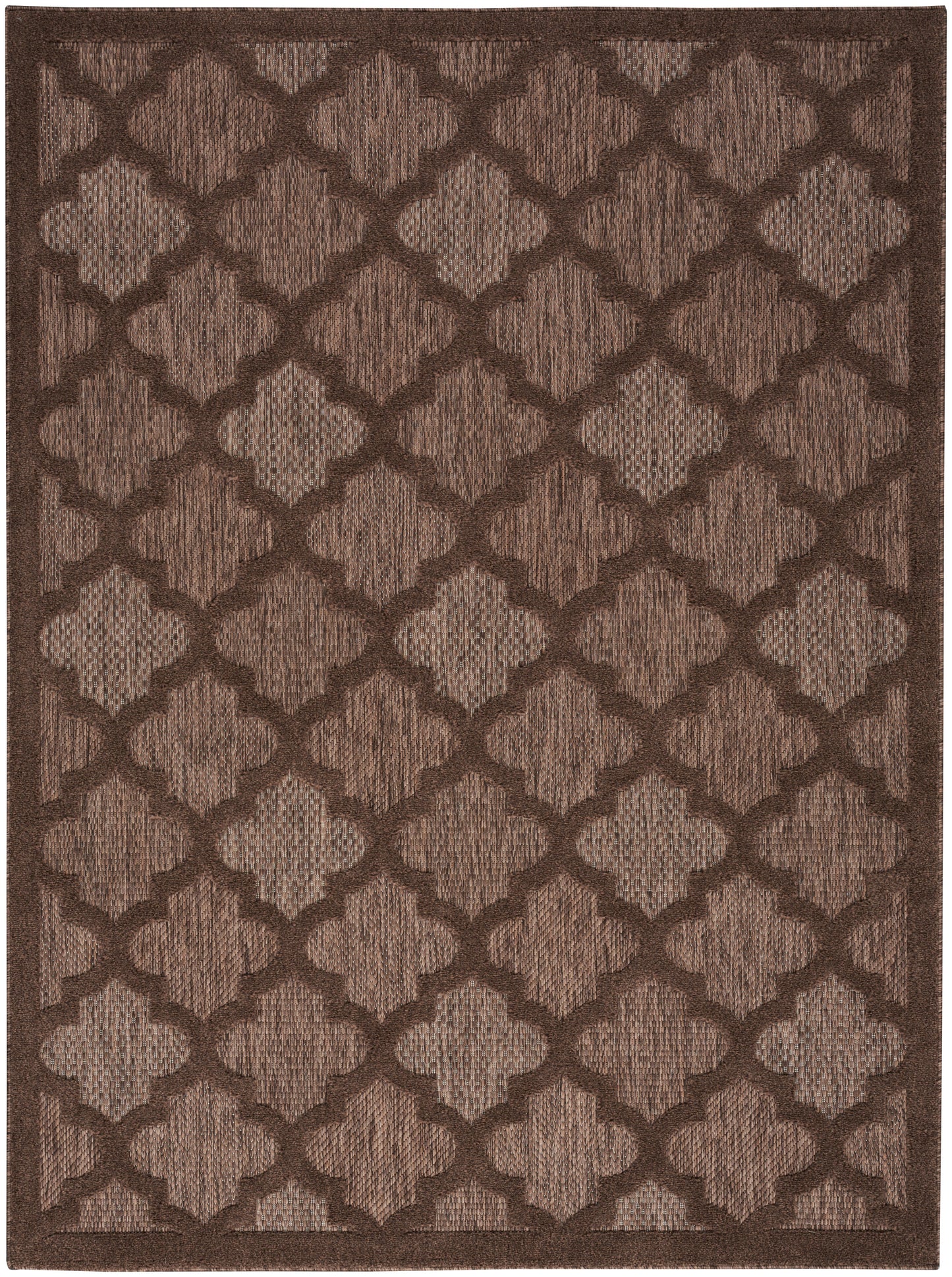 Nourison Home Easy Care NES01 Brown  Contemporary Flat Weave Rug