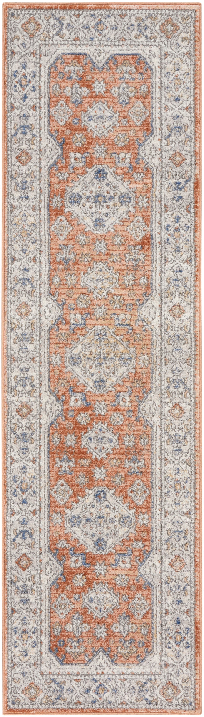 Nicole Curtis Series 4 SR403 Cream Multi  Traditional Machinemade Rug