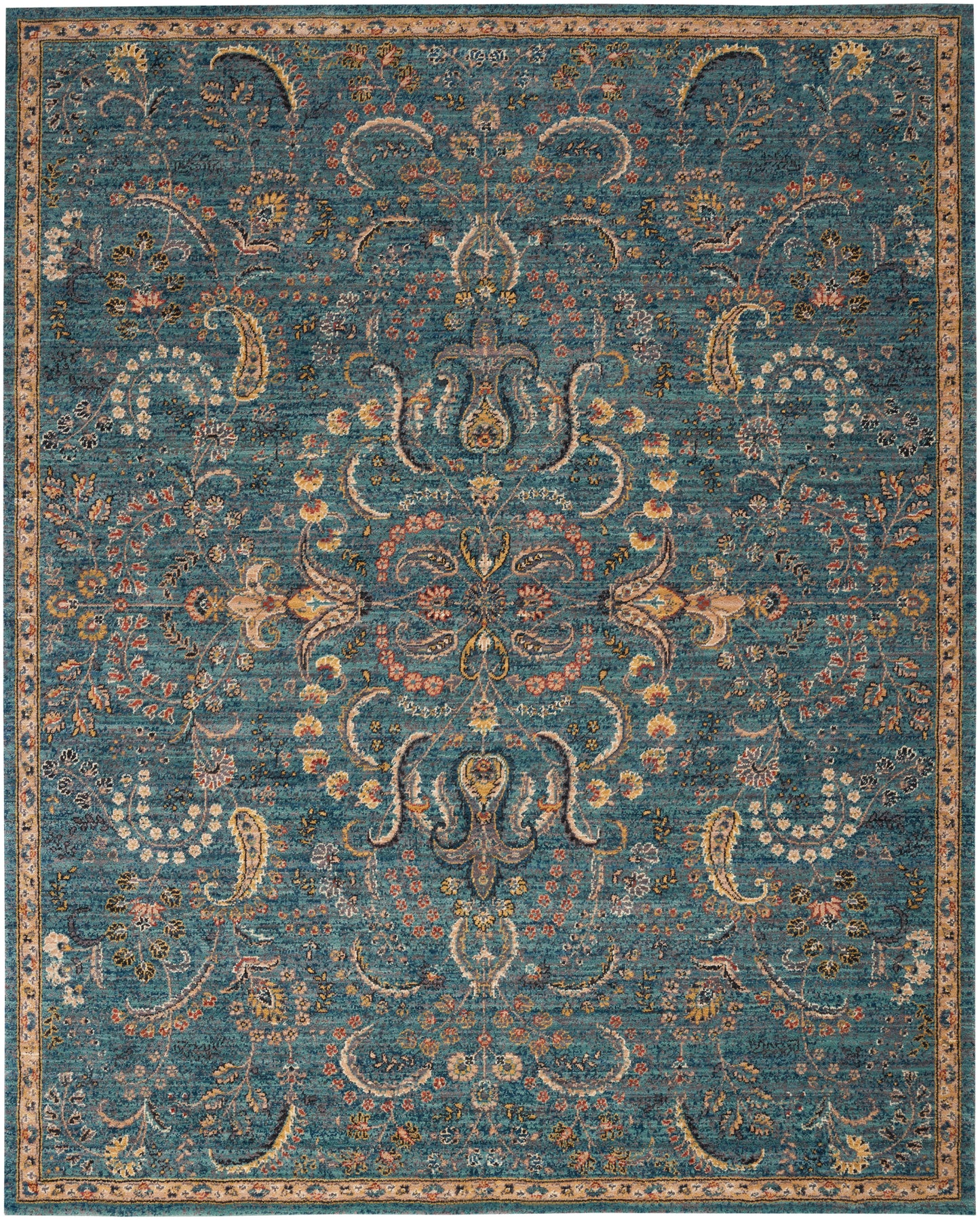 Nourison Home Nourison 2020 NR204 Teal  Traditional Loom Rug