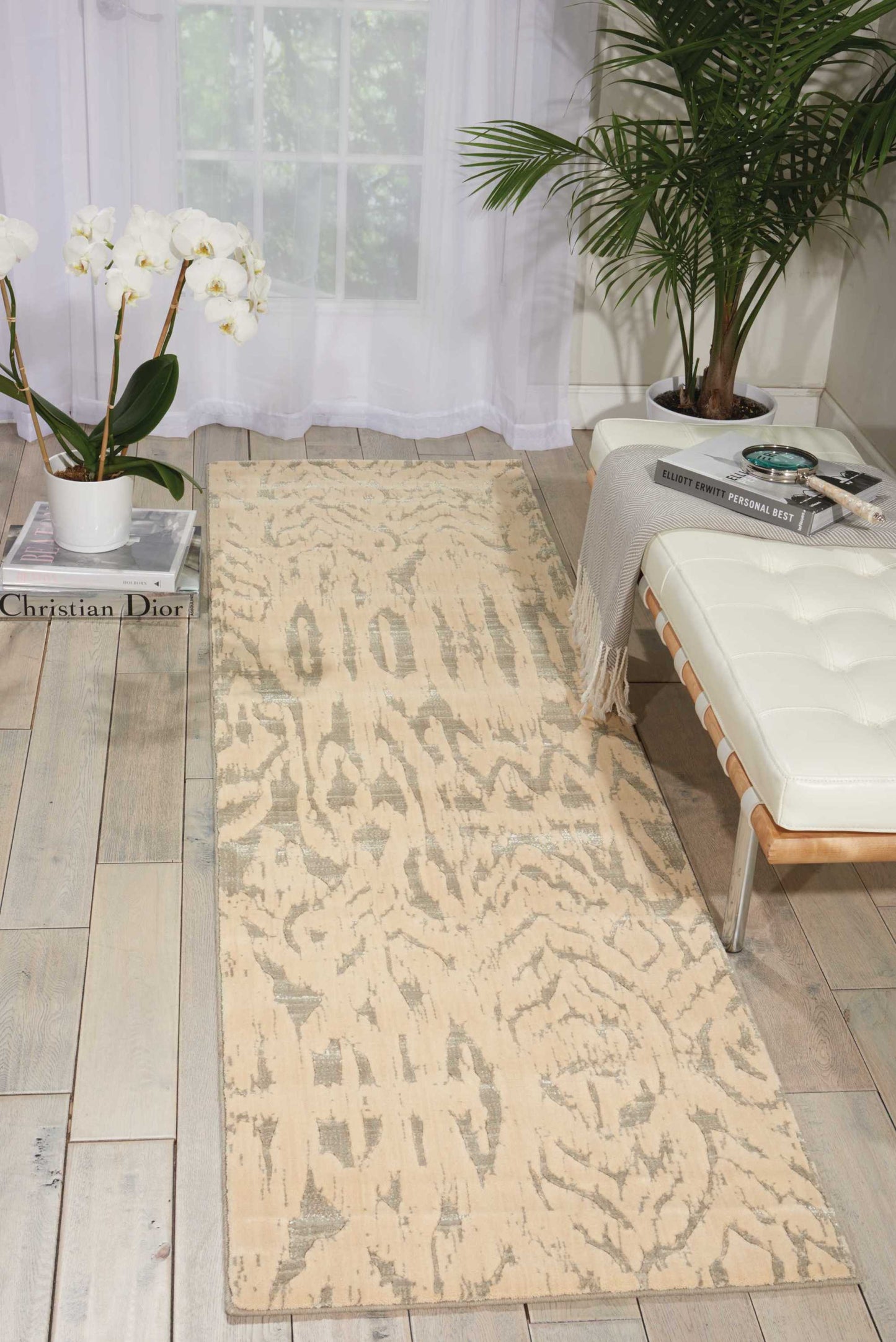 Nourison Home Nepal NEP10 Ivory Grey  Transitional Loom Rug