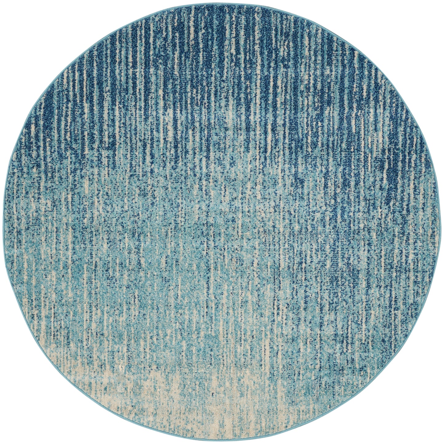 Nourison Home Passion PSN09 Navy Light Blue  Contemporary Machinemade Rug